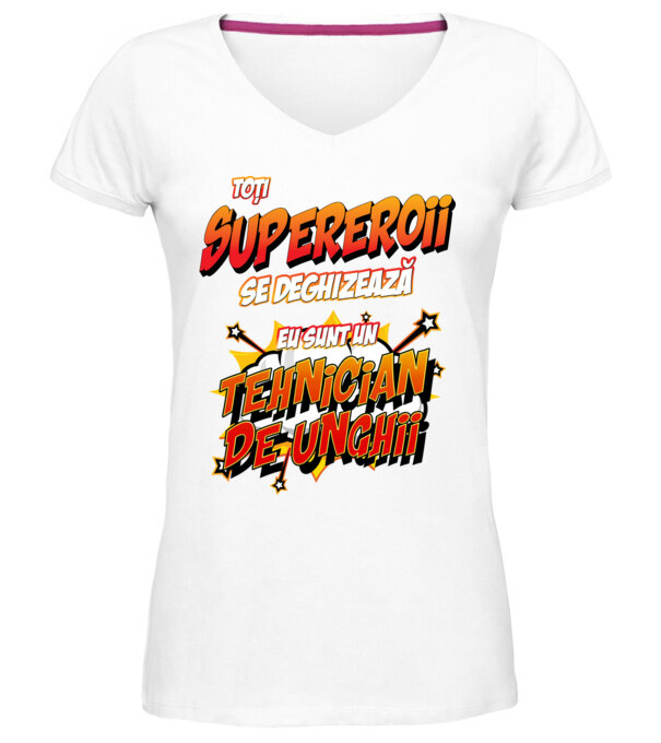  model  pe tricou