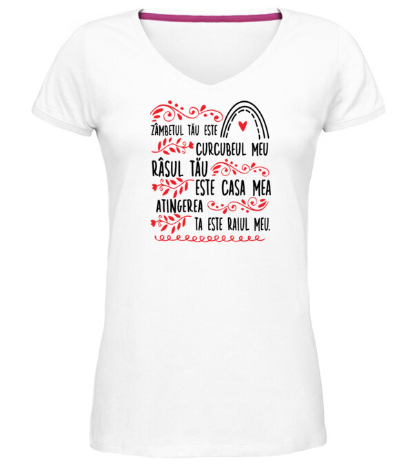  model  pe tricou