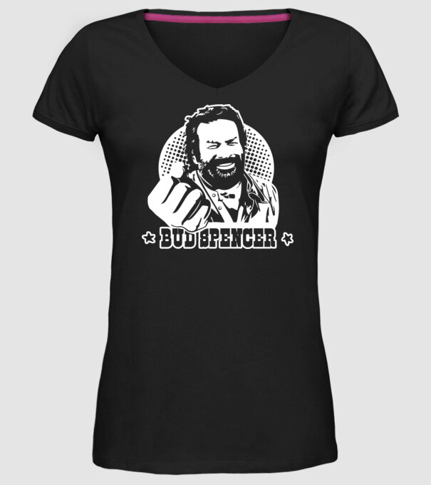 Bud Spencer model negru pe tricou
