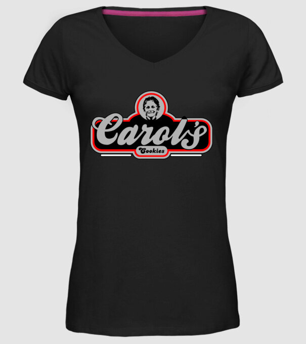 Carols cookies model negru pe tricou