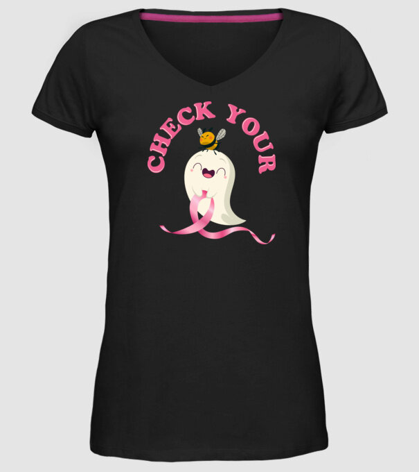 Check your boo-bees model negru pe tricou