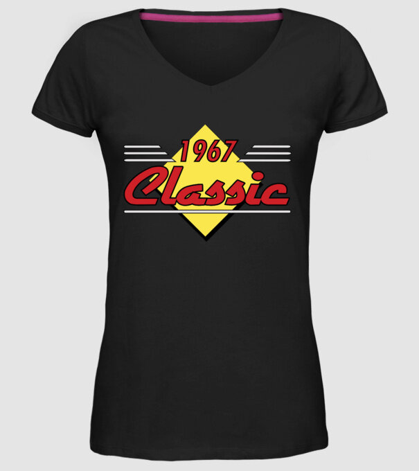 Classic - 1967 model negru pe tricou
