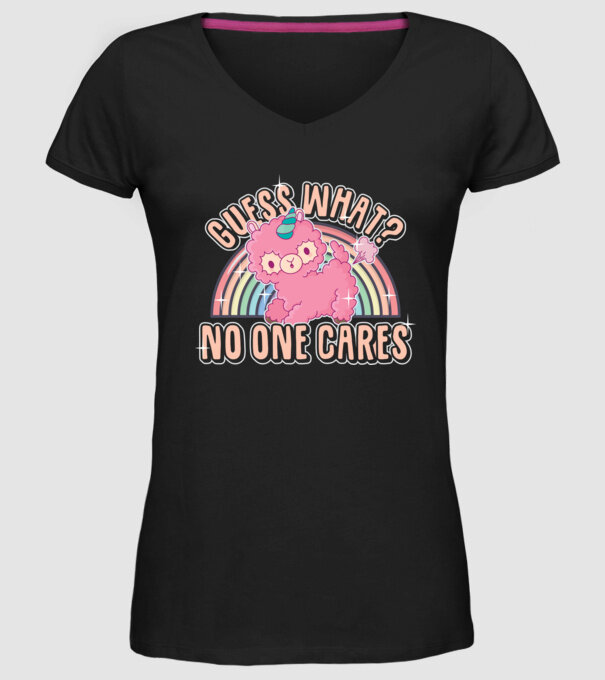 Guess what lama model negru pe tricou