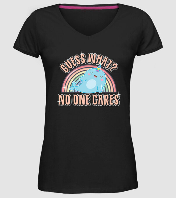 Guess what narval model negru pe tricou