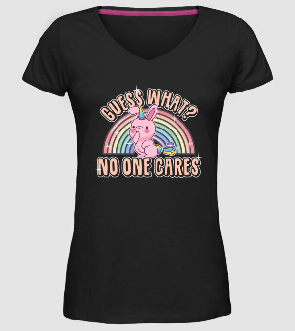 Guess what iepure-unicorn model negru pe tricou