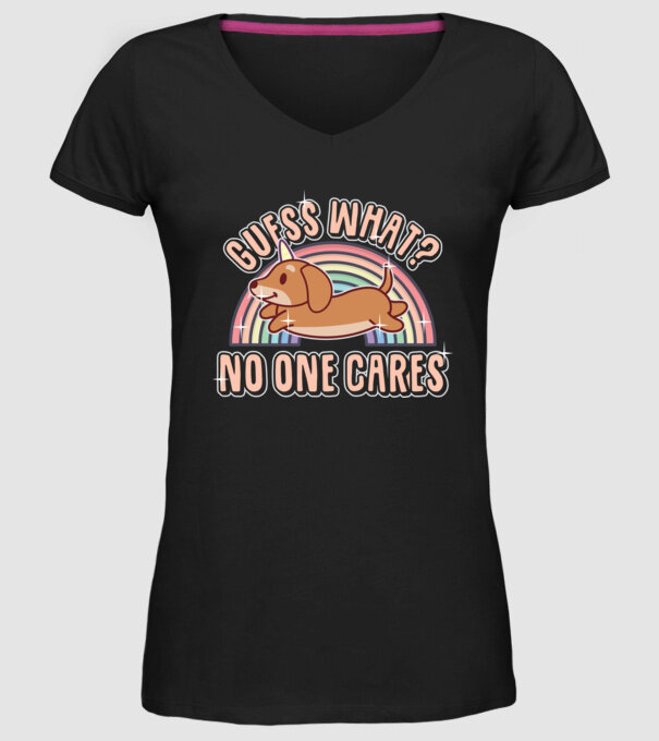 Guess what teckel model negru pe tricou