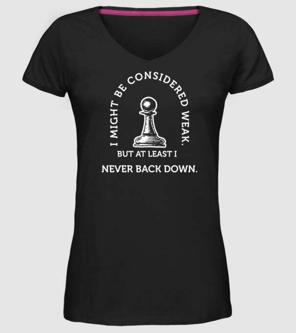 I might be considered weak drk model negru pe tricou