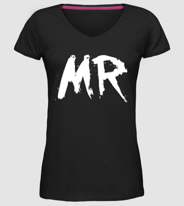 Mr. model negru pe tricou
