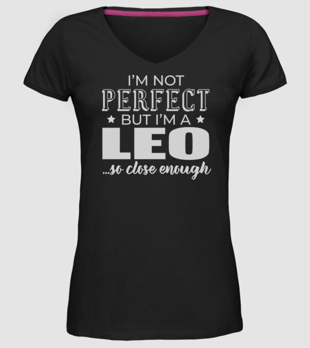 Not perfect, but LEO model negru pe tricou