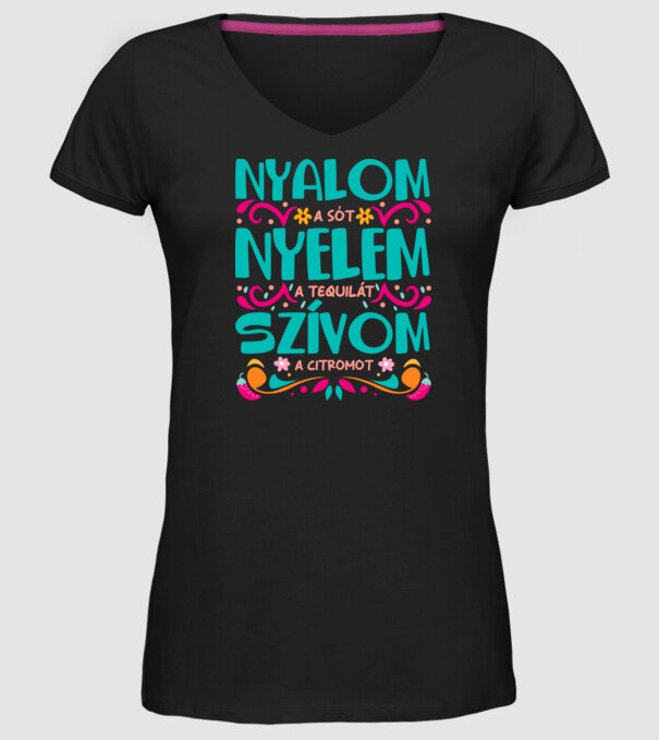 Ling sarea, înghit tequila, sug lămâia_D5934819 model negru pe tricou