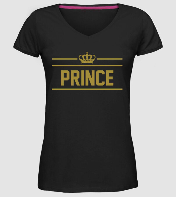 Prince model negru pe tricou