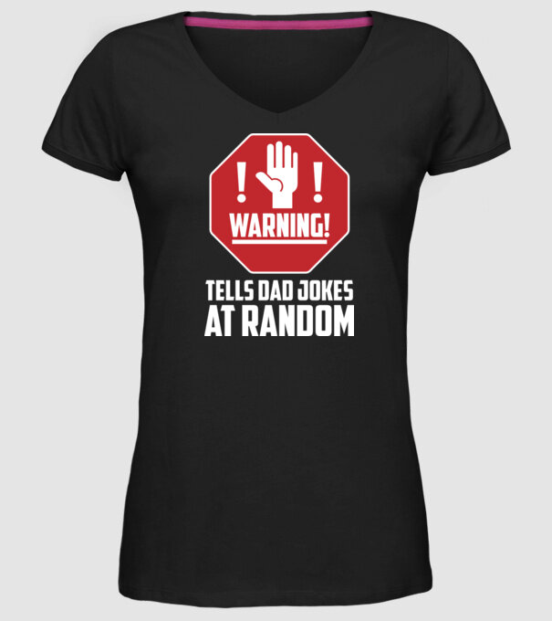 Random dad jokes model negru pe tricou