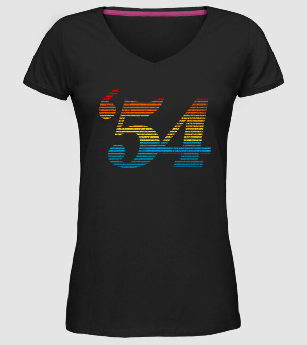 Retro Birthday 1954 model negru pe tricou