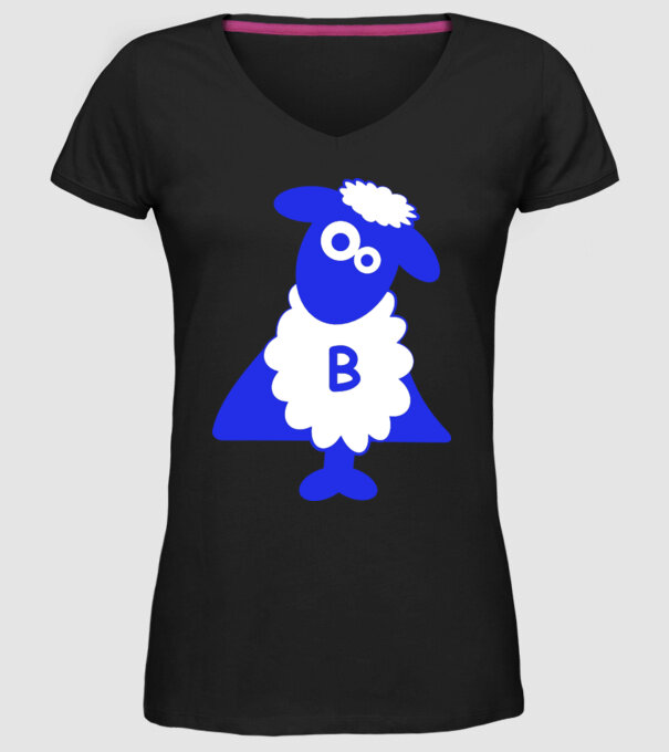 SuperMiel model negru pe tricou