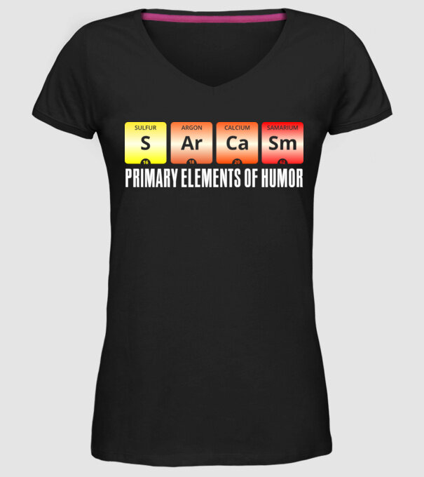 Sarcasm model negru pe tricou