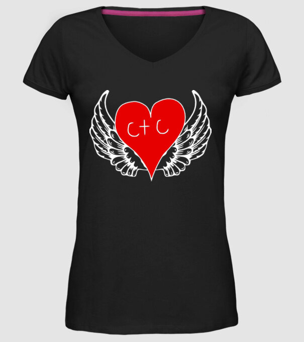 Dragoste model negru pe tricou
