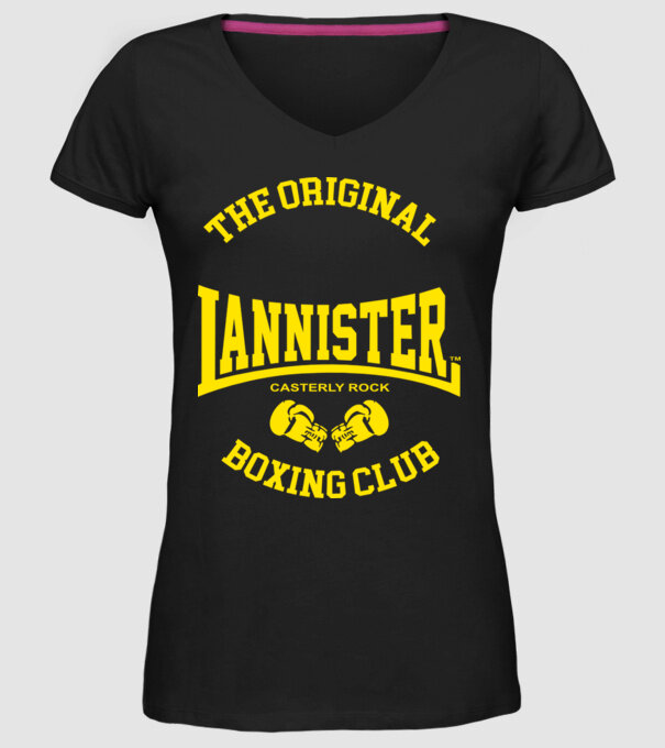 The Original Lannister model negru pe tricou
