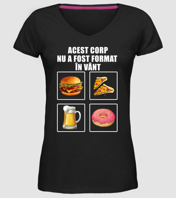 acest corp nu a fost format în vânt model negru pe tricou