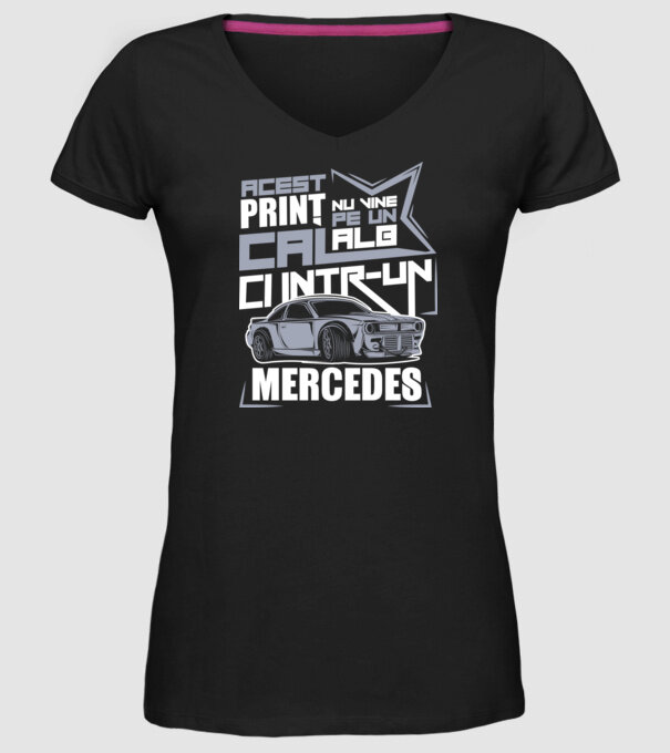 Acest prinț nu vine pe un cal alb, ci într-un Mercedes model negru pe tricou
