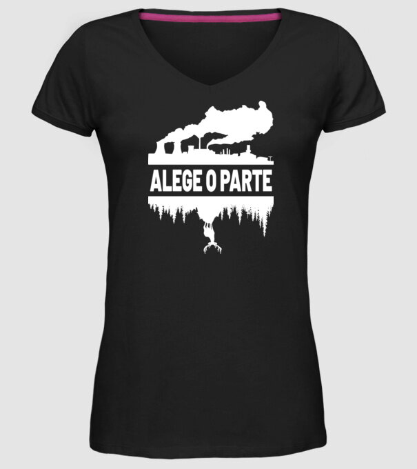 Alege o parte model negru pe tricou