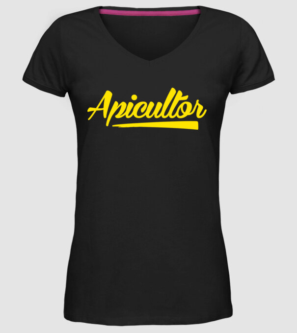 Apicultor model negru pe tricou