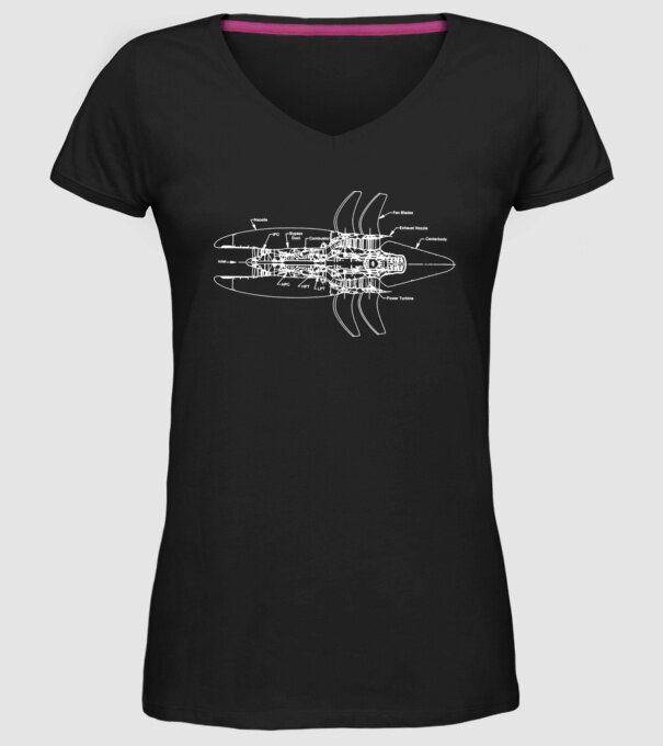 Avioane model negru pe tricou