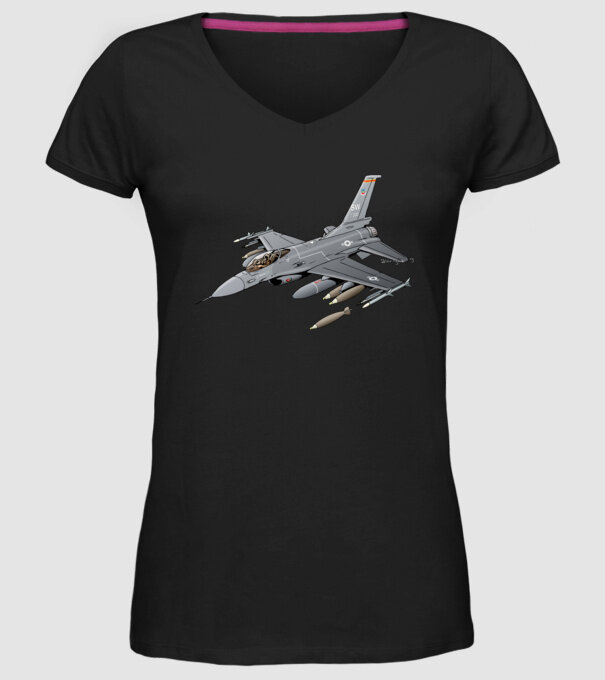 Avioane model negru pe tricou