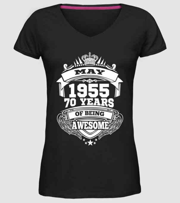 Awesome being of may 1955 model negru pe tricou