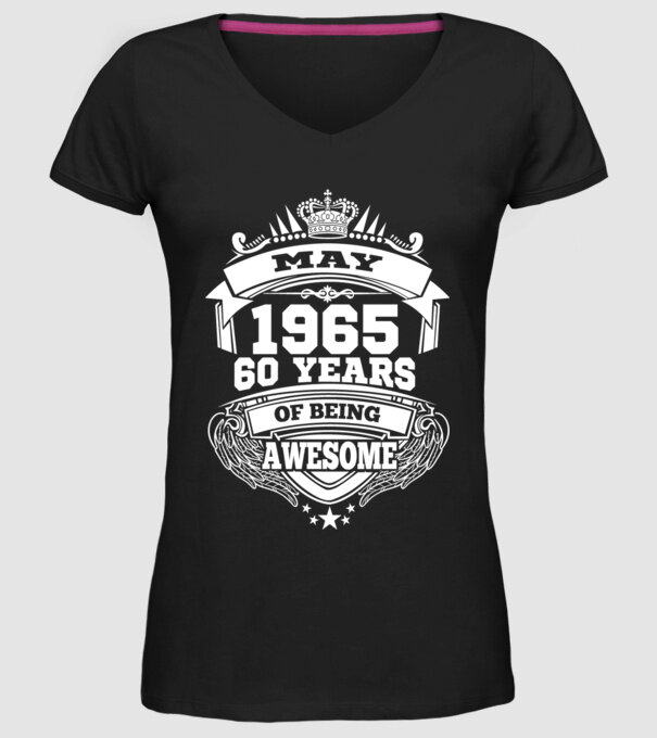 Awesome being of May 1965 model negru pe tricou