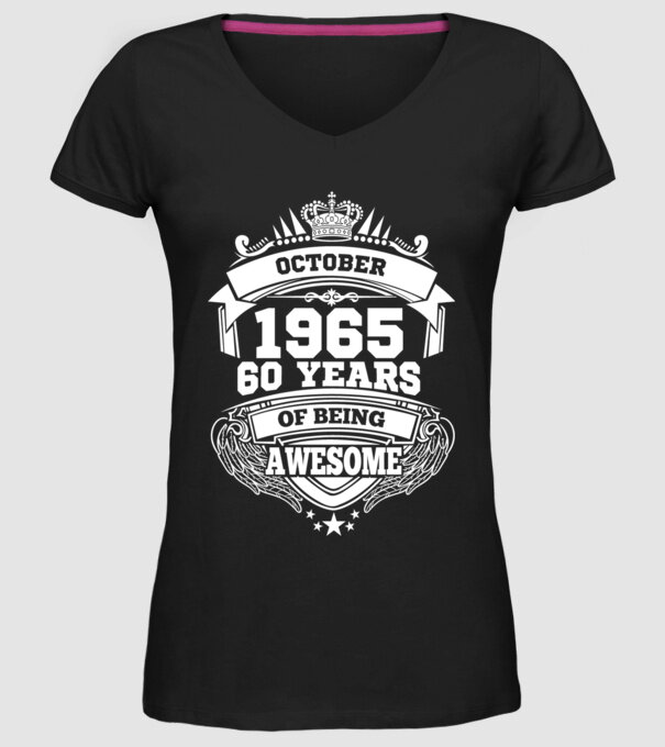 Awesome being of october 1965 model negru pe tricou