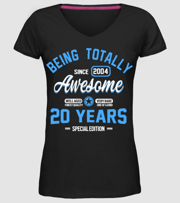 Being totally awesome 20 model negru pe tricou