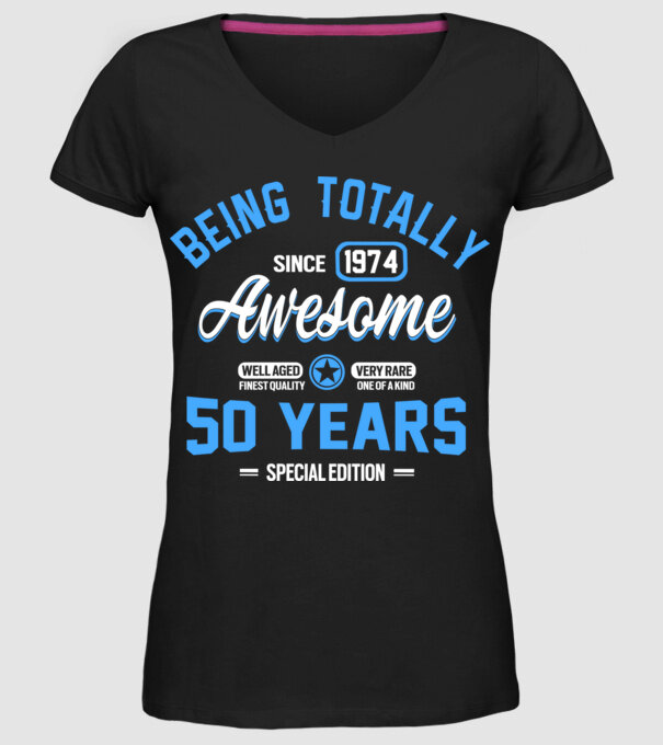 Being totally awesome 50 model negru pe tricou