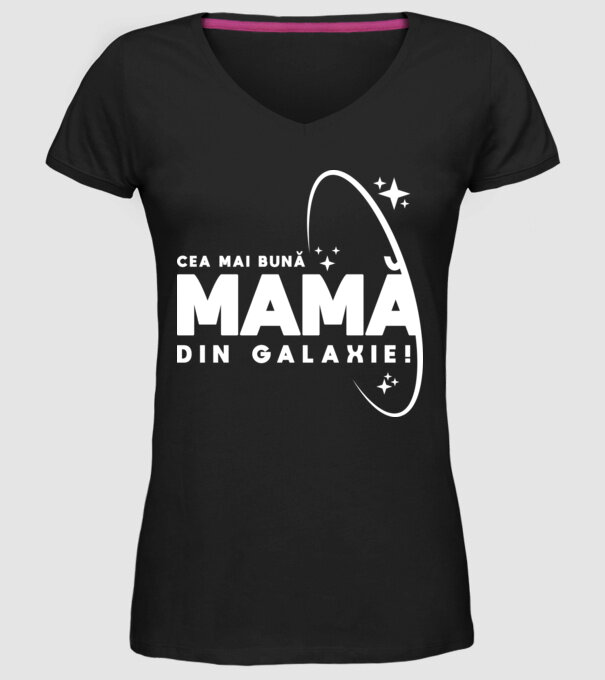 Cea mai bună bunică din Galaxie! model negru pe tricou