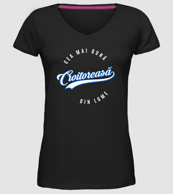 Cea mai bună croitoreasă din lume model negru pe tricou