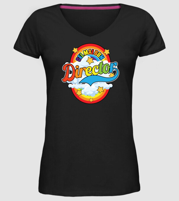 Cel mai bun director model negru pe tricou