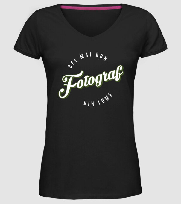 Cel mai bun Fotograf din lume model negru pe tricou
