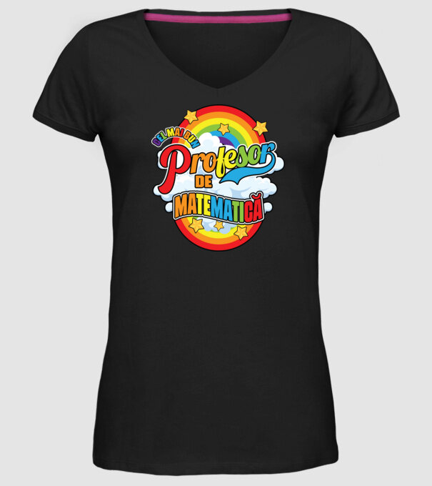 Cel mai bun matematică model negru pe tricou