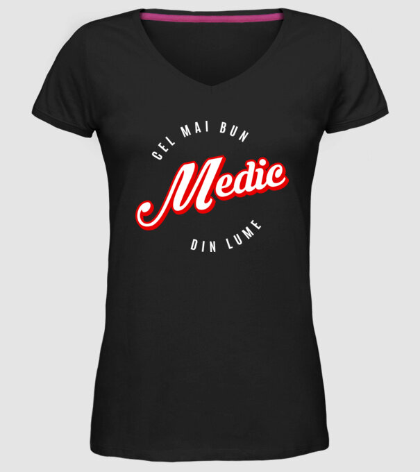 Cel mai bun MEDIC din lume model negru pe tricou