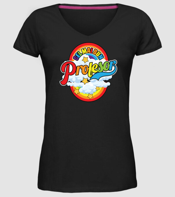 Cel mai bun Profesor model negru pe tricou