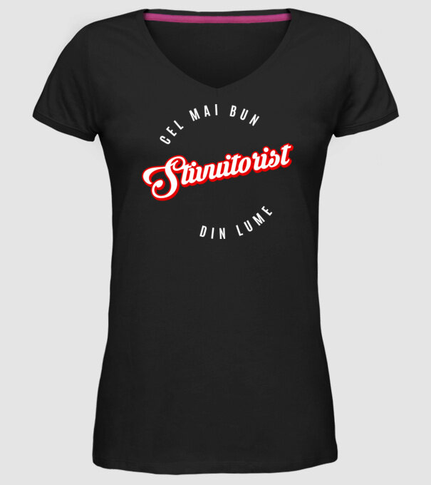 Cel mai bun STIVUITORIST din lume model negru pe tricou