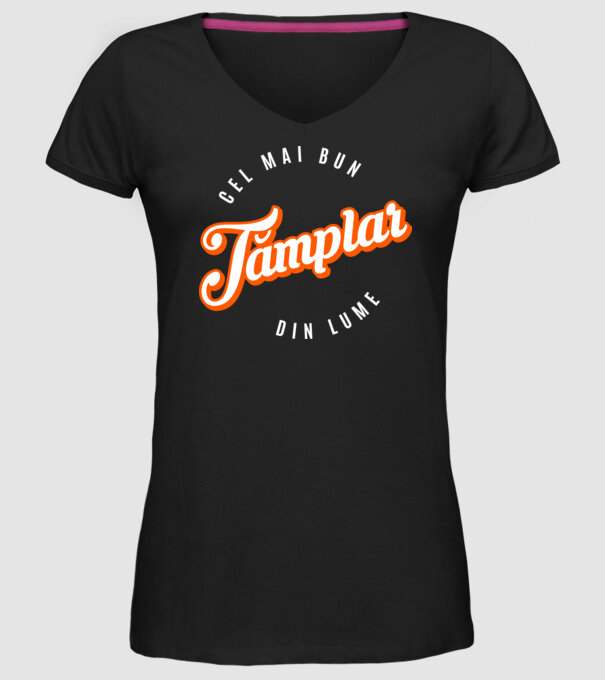 Cel mai bun TÂMPLAR din lume model negru pe tricou