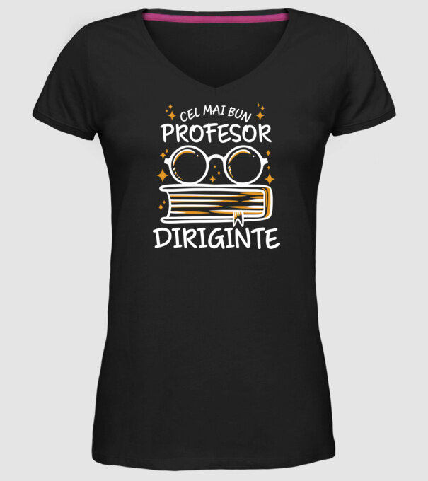 Cel mai profesor diriginte model negru pe tricou