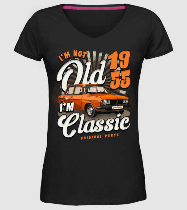 DACIA 1955 model negru pe tricou