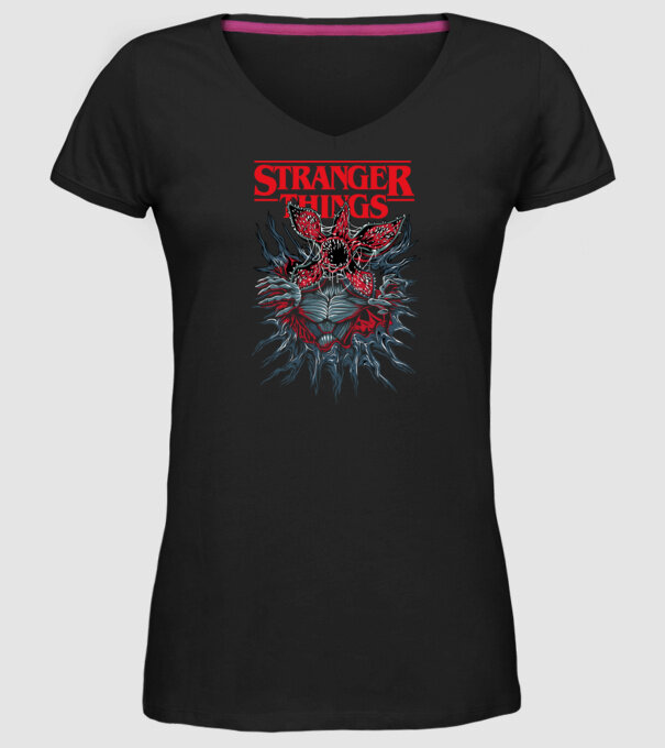 DEMOGORGON model negru pe tricou