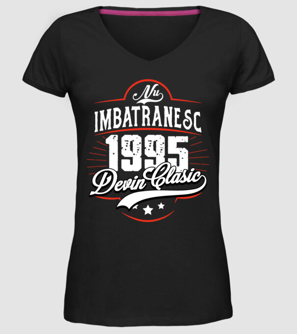 Devin Clasic - 1995 model negru pe tricou