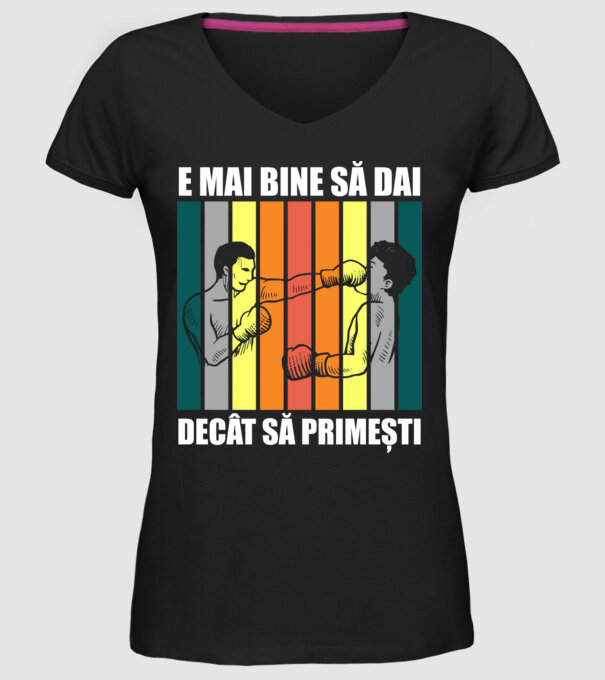 E mai bine să dai decât să primești model negru pe tricou