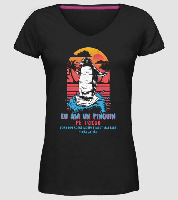 eu am un pinguin pe tricou - doar din acest motiv e mult mai tare decât al tău model negru pe tricou