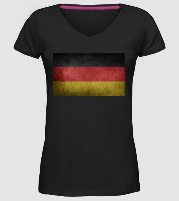 GERMANY model negru pe tricou