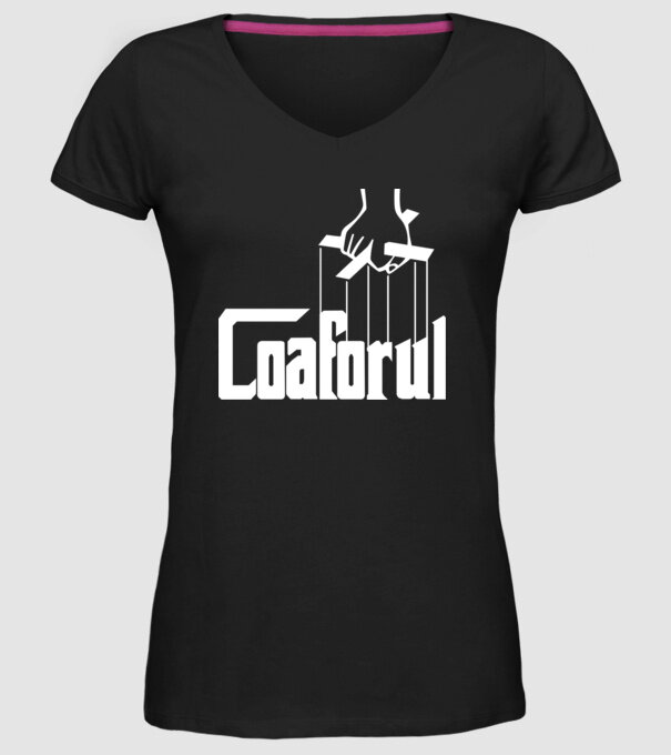 Coaforul/ Frizerul model negru pe tricou