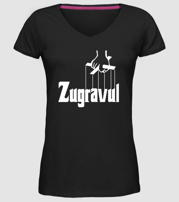 Zugravul model negru pe tricou